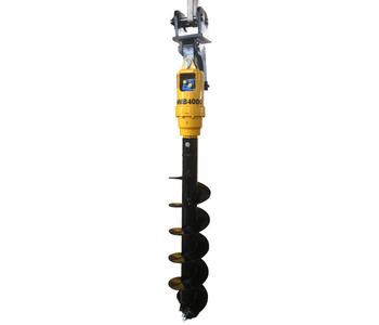 Earth Auger mounted tree planting for small excavator
