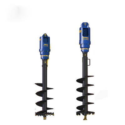 Earth Auger mounted tree planting for small excavator