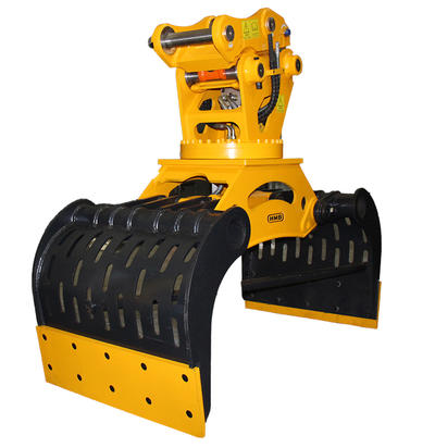 360 degree rotation hydraulic Demolition grapple with NM400 wearable steel