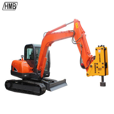Hydraulic Post Driver Pile Hammer Hydraulic Hammer For Excavator Use