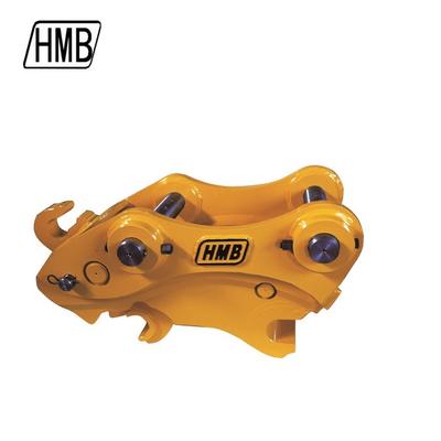 new mechanical quick coupler used to exchange excavator buckets and other attachments