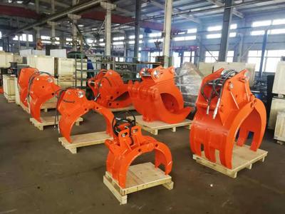 hydraulic thumb bucket grapple excavator hydraulic rotating grapple for all brands excavator
