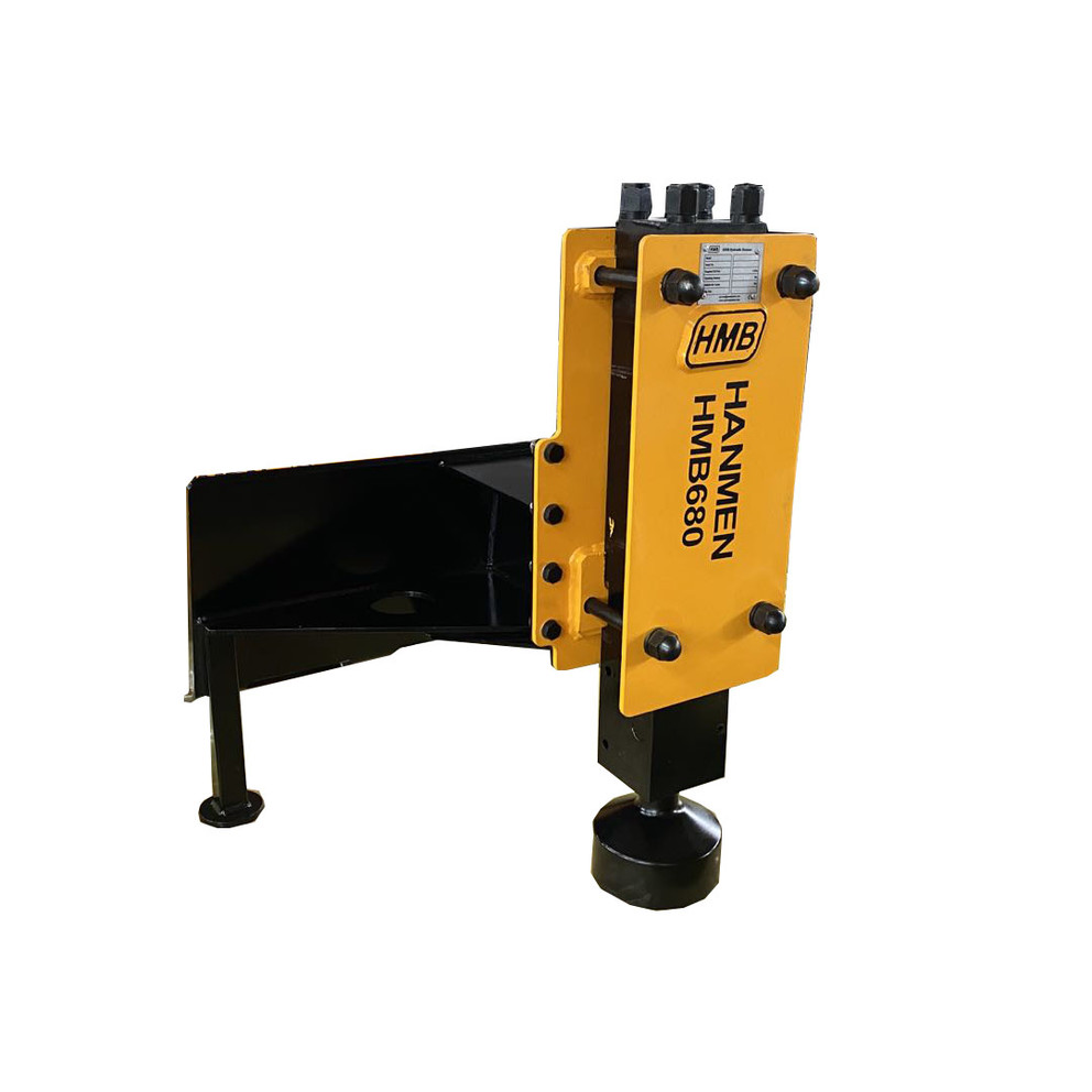 680 skid steer post driver hydraulic hammer