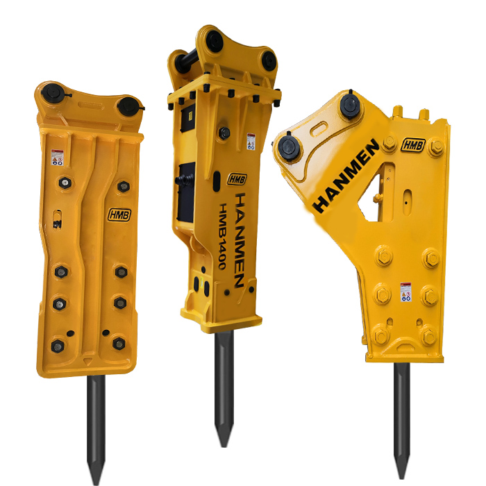 Excavator Jack Hammer Side Type Hydraulic Rock Breaker For 11.5 Ton