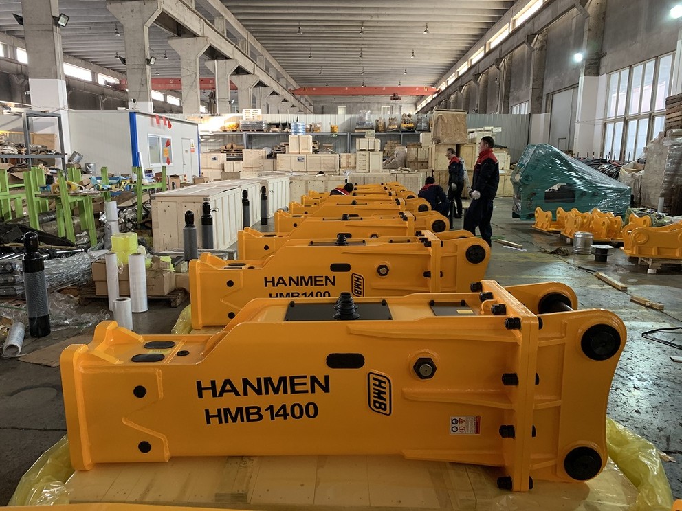 HMB 1400 box/silence type concrete hammer rock breaker hydraulic breaker