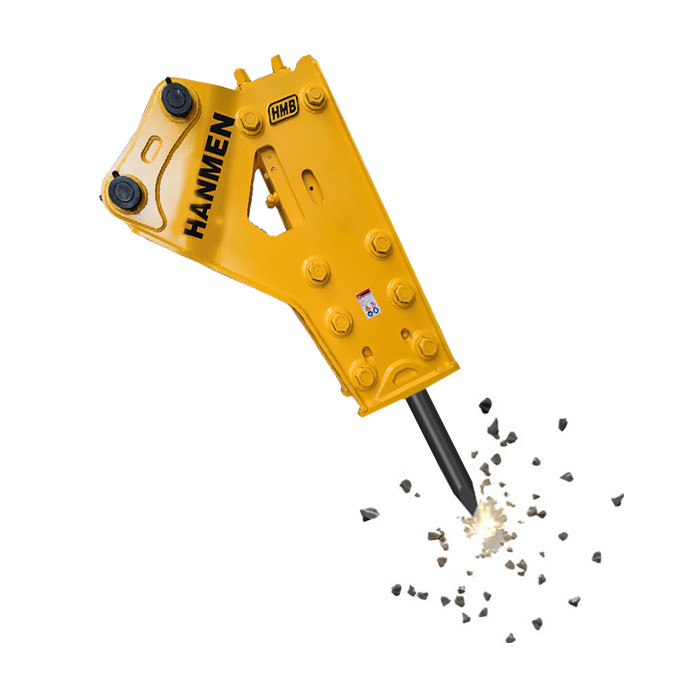 HMB750 side type hydraulic concrete breaker rock hammer for mini excavator